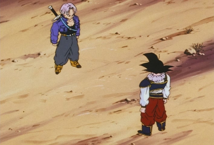 Dragon Ball Z Ep 122: My Dad is Vegeta… Confessions of the Mysterious Boy @ 15:25