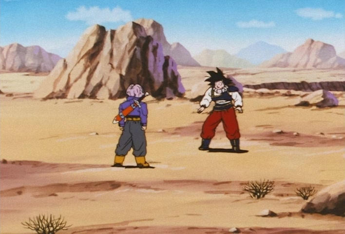 Dragon Ball Z Ep 122: My Dad is Vegeta… Confessions of the Mysterious Boy @ 16:00