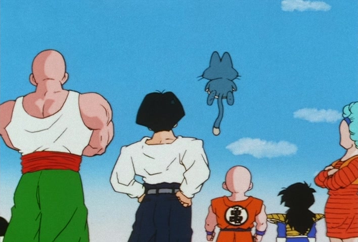 Dragon Ball Z Ep 122: My Dad is Vegeta… Confessions of the Mysterious Boy @ 17:39