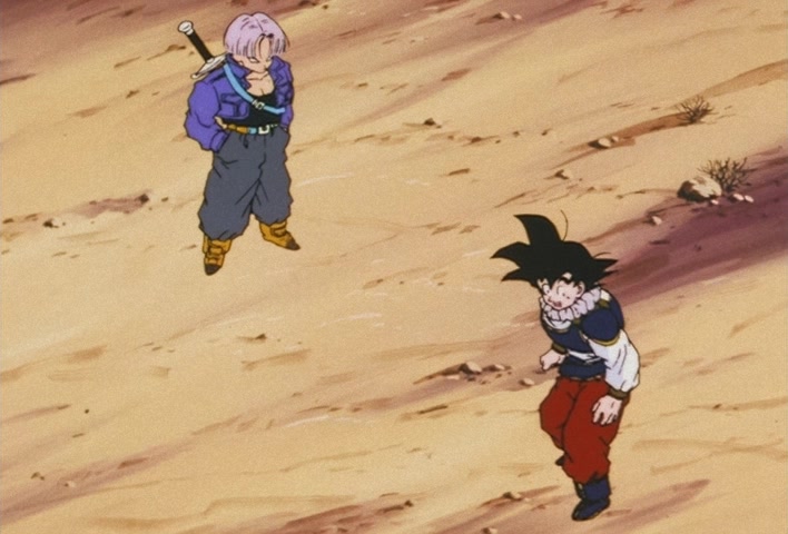 Dragon Ball Z Ep 122: My Dad is Vegeta… Confessions of the Mysterious Boy @ 17:45