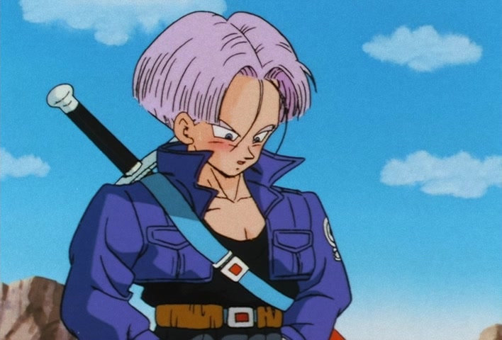 Dragon Ball Z Ep 122: My Dad is Vegeta… Confessions of the Mysterious Boy @ 17:51