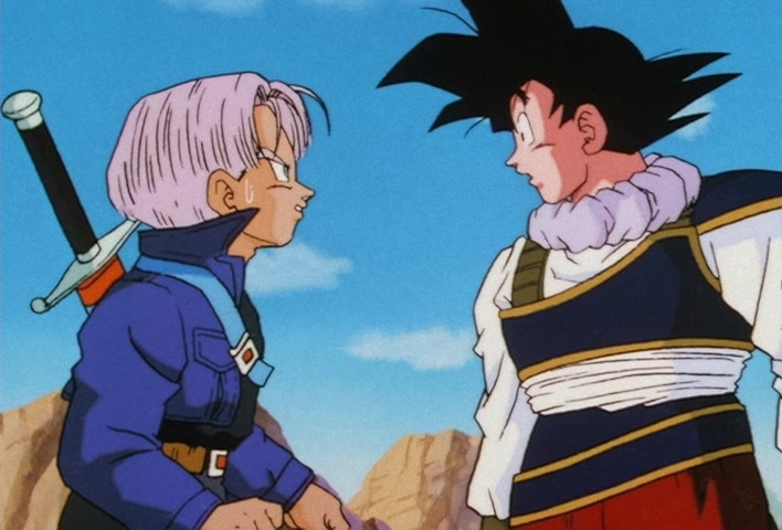 Dragon Ball Z Ep 122: My Dad is Vegeta… Confessions of the Mysterious Boy @ 18:44