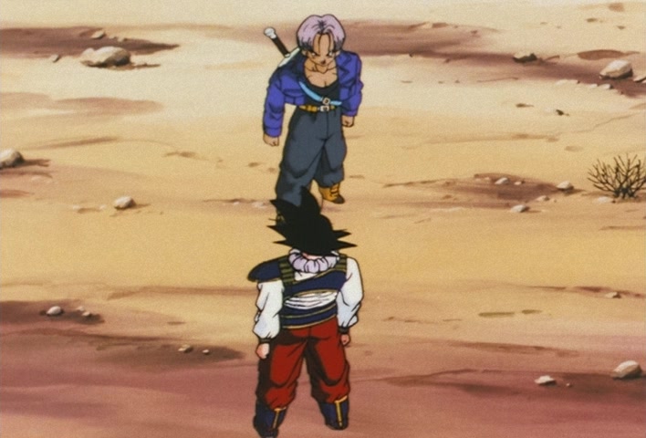 Dragon Ball Z Ep 122: My Dad is Vegeta… Confessions of the Mysterious Boy @ 18:49
