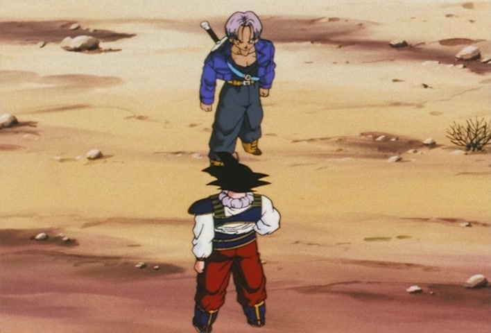 Dragon Ball Z Ep 122: My Dad is Vegeta… Confessions of the Mysterious Boy @ 18:55