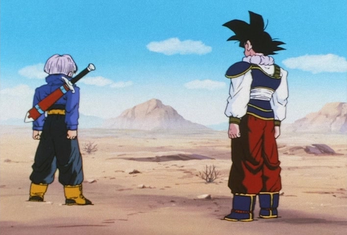 Dragon Ball Z Ep 122: My Dad is Vegeta… Confessions of the Mysterious Boy @ 19:13