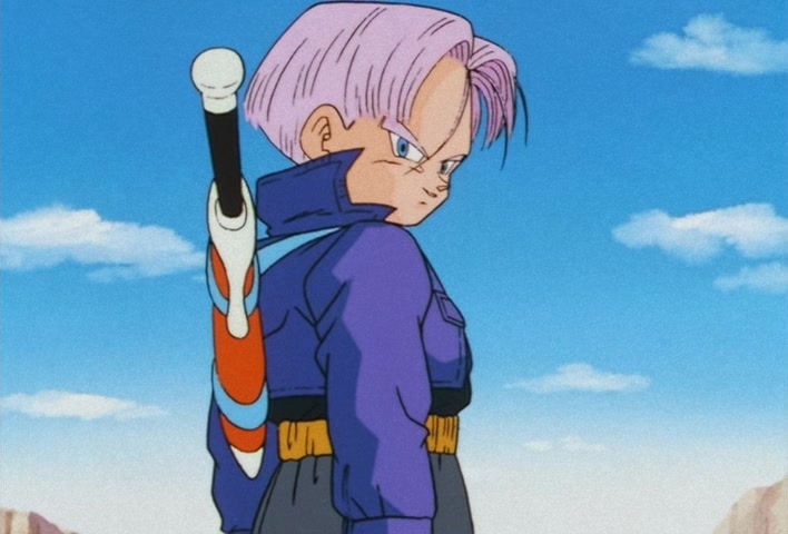Dragon Ball Z Ep 122: My Dad is Vegeta… Confessions of the Mysterious Boy @ 19:30