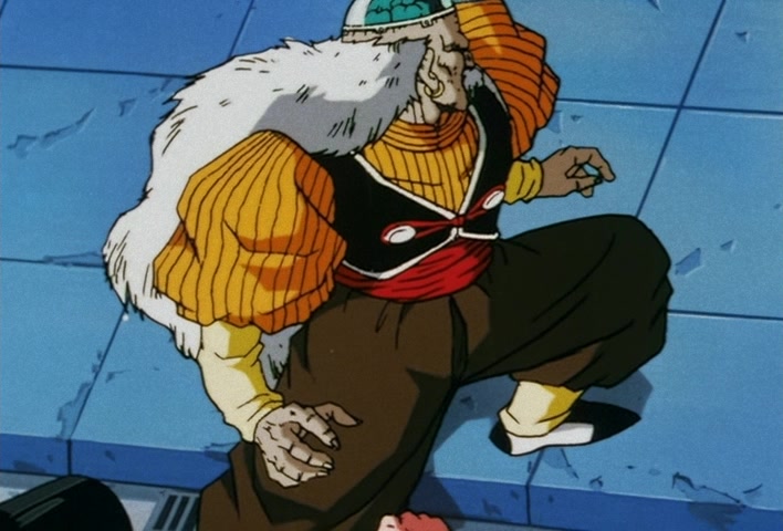 Dragon Ball Z Ep 127: The Cold-Blooded No. 20's Hideous Atrocities!! Goku's Super Transformation of Anger @ 08:31