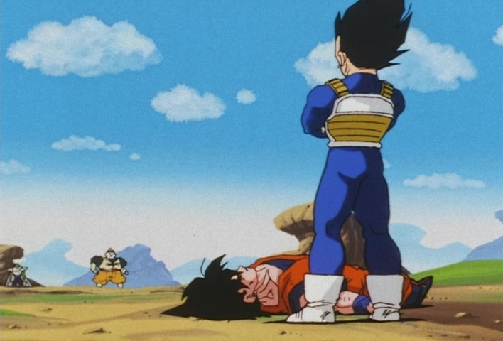 Dragon Ball Z Ep 129: The Might of Vegeta!! The Blood of a Super Saiyan Awakens @ 09:41