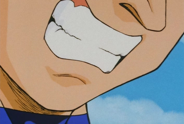 Dragon Ball Z Ep 129: The Might of Vegeta!! The Blood of a Super Saiyan Awakens @ 16:33