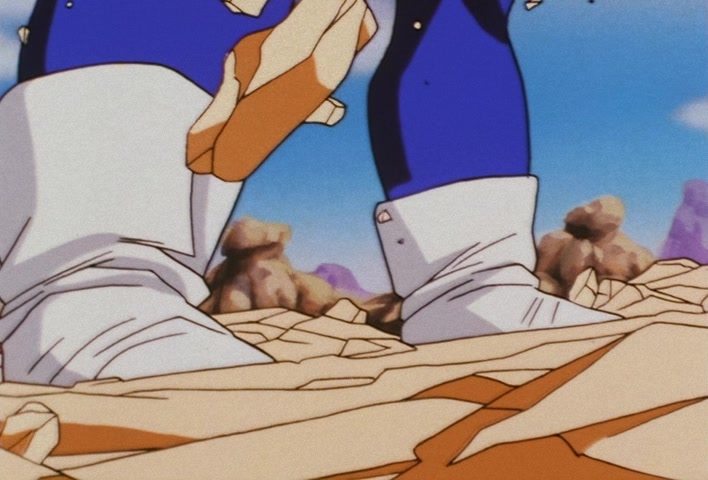 Dragon Ball Z Ep 129: The Might of Vegeta!! The Blood of a Super Saiyan Awakens @ 16:45