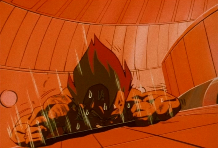 Dragon Ball Z Ep 129: The Might of Vegeta!! The Blood of a Super Saiyan Awakens @ 18:18