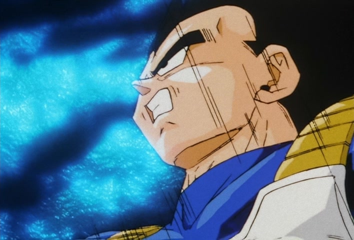 Dragon Ball Z Ep 129: The Might of Vegeta!! The Blood of a Super Saiyan Awakens @ 19:45