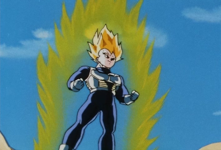 Dragon Ball Z Ep 129: The Might of Vegeta!! The Blood of a Super Saiyan Awakens @ 22:27