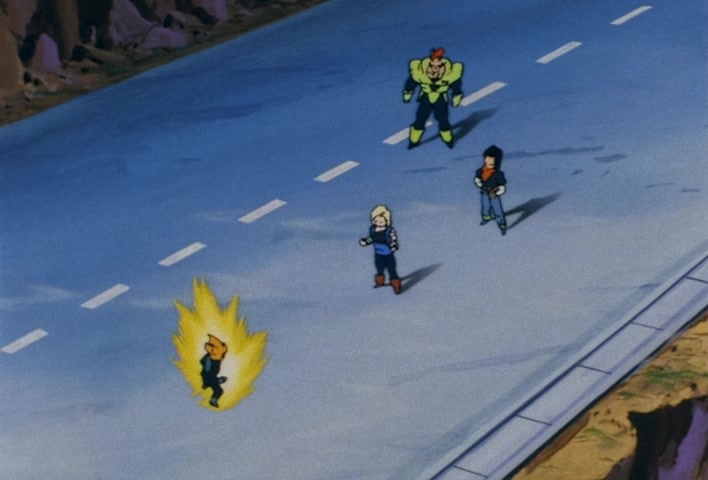 Dragon Ball Z Ep 135: A Cute Face, and Super Power?! No. 18 Has No Blind Spot @ 02:54