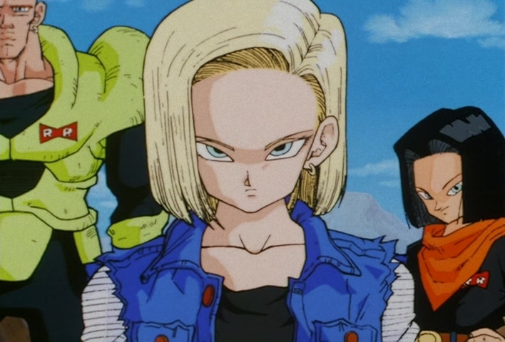 Dragon Ball Z Ep 135: A Cute Face, and Super Power?! No. 18 Has No Blind Spot @ 03:46
