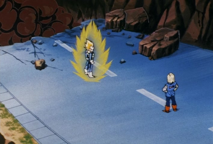 Dragon Ball Z Ep 135: A Cute Face, and Super Power?! No. 18 Has No Blind Spot @ 11:19