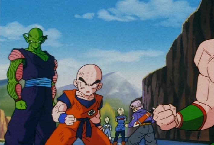 Dragon Ball Z Ep 135: A Cute Face, and Super Power?! No. 18 Has No Blind Spot @ 17:25