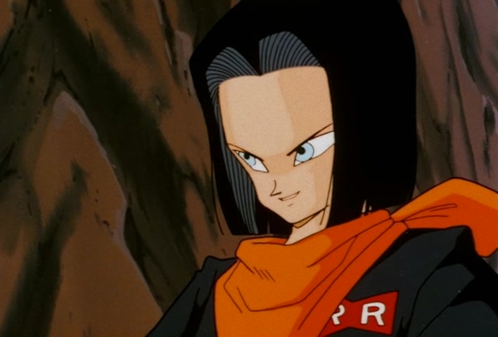 Dragon Ball Z Ep 135: A Cute Face, and Super Power?! No. 18 Has No Blind Spot @ 17:31
