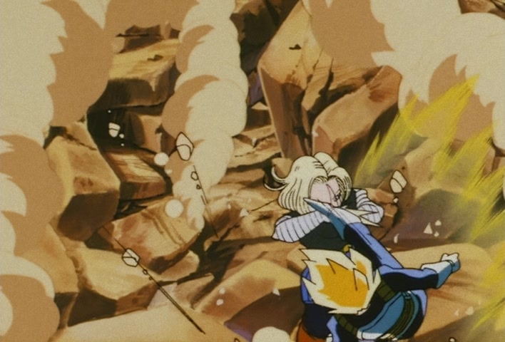 Dragon Ball Z Ep 135: A Cute Face, and Super Power?! No. 18 Has No Blind Spot @ 19:50