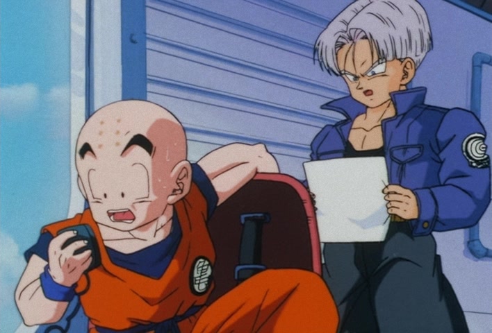 Dragon Ball Z Ep 140: The Discovery of an Evil Egg!! A Terrified Trunks @ 03:29