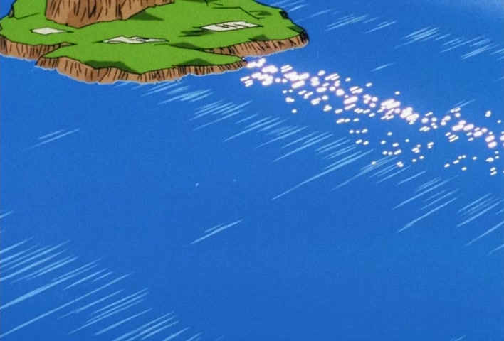 Dragon Ball Z Ep 142: The Kamehameha?! The Monster Who Possesses Goku's Energy @ 09:01