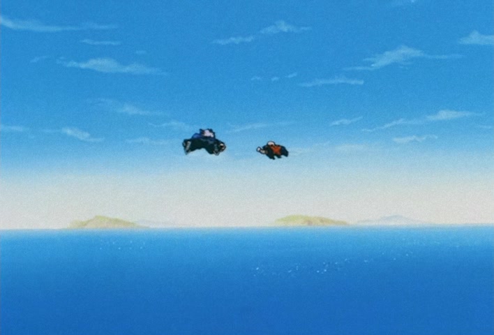 Dragon Ball Z Ep 142: The Kamehameha?! The Monster Who Possesses Goku's Energy @ 13:57