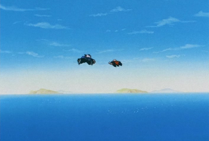 Dragon Ball Z Ep 142: The Kamehameha?! The Monster Who Possesses Goku's Energy @ 14:03