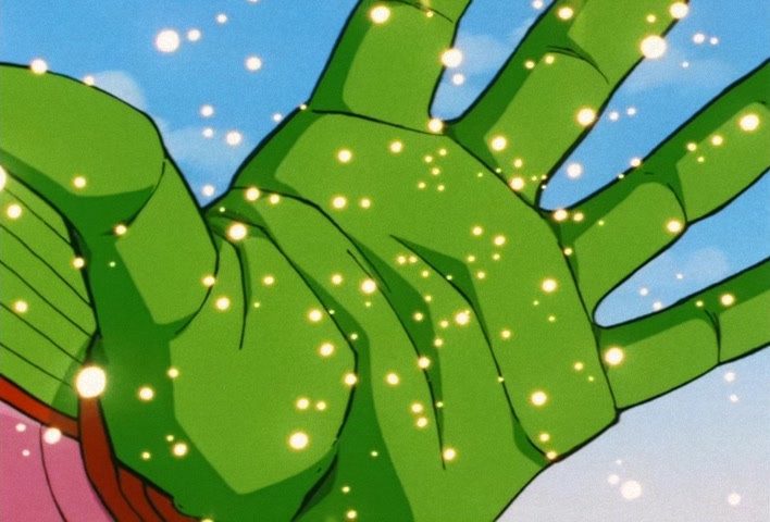 Dragon Ball Z Ep 142: The Kamehameha?! The Monster Who Possesses Goku's Energy @ 14:56