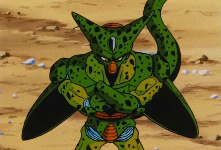 Dragon Ball Z — Ep 143: A Life Form of Evil and Destruction!! His Name is Artificial Human Cell @ 19:00