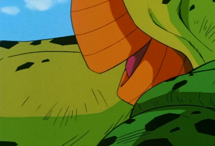 Dragon Ball Z Ep 144: Piccolo's Grievous Mistake! Cell Escapes Into the City! @ 01:56