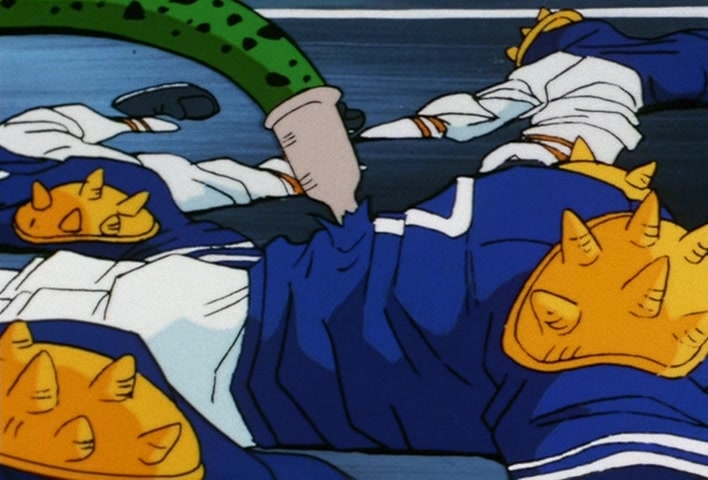 Dragon Ball Z Ep 144: Piccolo's Grievous Mistake! Cell Escapes Into the City! @ 19:56