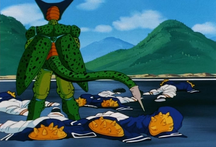 Dragon Ball Z Ep 144: Piccolo's Grievous Mistake! Cell Escapes Into the City! @ 20:07