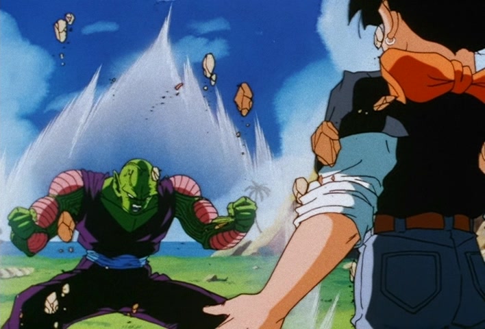 Dragon Ball Z Ep 148: The Gekiretsu Kodan that Split the Heavens!! Piccolo vs Artificial Human No. 17 @ 06:34