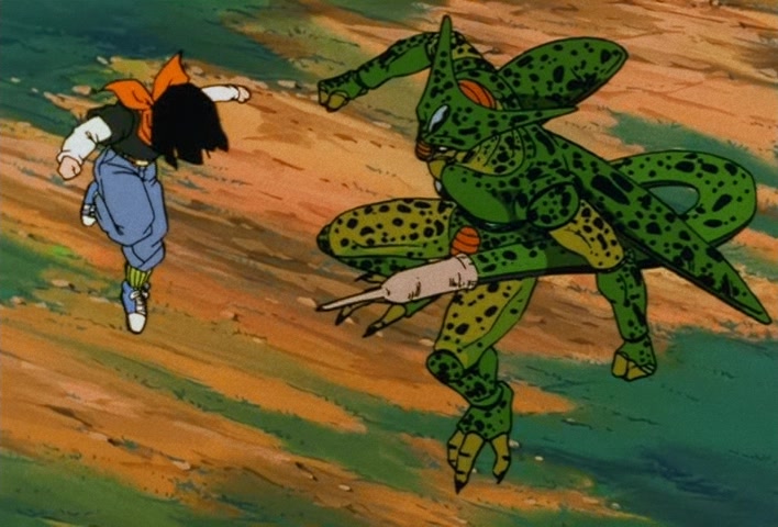 Dragon Ball Z Ep 151: One Final Remaining Hope… The Silent Warrior No. 16 Takes Action!! @ 07:44