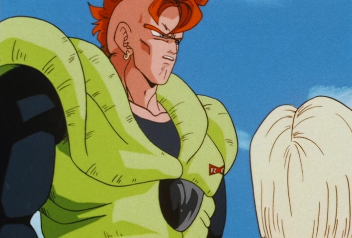 Dragon Ball Z Ep 151: One Final Remaining Hope… The Silent Warrior No. 16 Takes Action!! @ 11:47