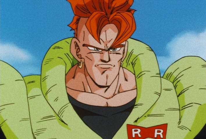 Dragon Ball Z Ep 151: One Final Remaining Hope… The Silent Warrior No. 16 Takes Action!! @ 12:22
