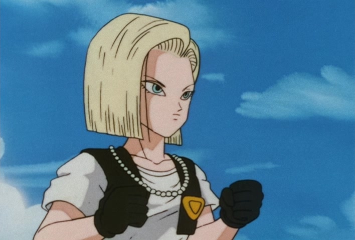 Dragon Ball Z Ep 151: One Final Remaining Hope… The Silent Warrior No. 16 Takes Action!! @ 12:28