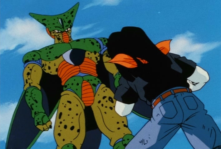 Dragon Ball Z Ep 151: One Final Remaining Hope… The Silent Warrior No. 16 Takes Action!! @ 13:20