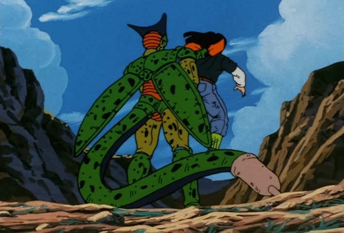Dragon Ball Z Ep 151: One Final Remaining Hope… The Silent Warrior No. 16 Takes Action!! @ 14:06