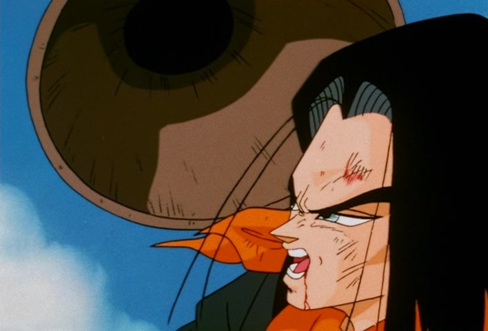 Dragon Ball Z Ep 151: One Final Remaining Hope… The Silent Warrior No. 16 Takes Action!! @ 14:24