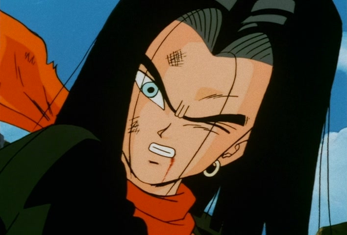 Dragon Ball Z Ep 151: One Final Remaining Hope… The Silent Warrior No. 16 Takes Action!! @ 15:51