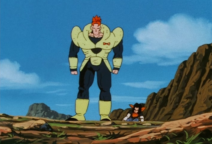 Dragon Ball Z Ep 151: One Final Remaining Hope… The Silent Warrior No. 16 Takes Action!! @ 16:02