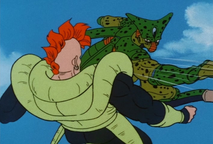 Dragon Ball Z Ep 151: One Final Remaining Hope… The Silent Warrior No. 16 Takes Action!! @ 16:31