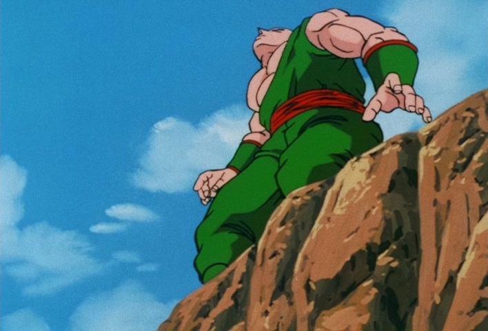 Dragon Ball Z Ep 151: One Final Remaining Hope… The Silent Warrior No. 16 Takes Action!! @ 16:37