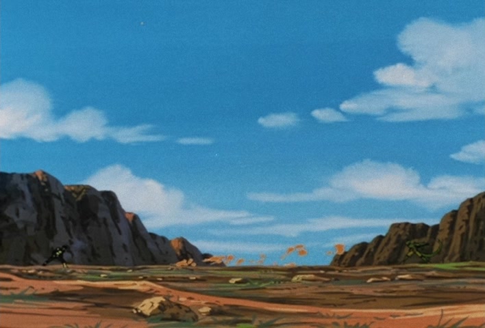 Dragon Ball Z Ep 151: One Final Remaining Hope… The Silent Warrior No. 16 Takes Action!! @ 17:00
