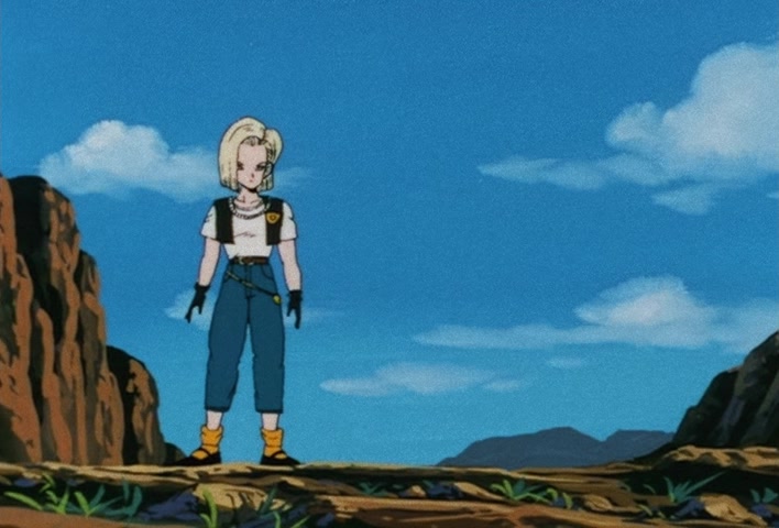 Dragon Ball Z Ep 151: One Final Remaining Hope… The Silent Warrior No. 16 Takes Action!! @ 17:18