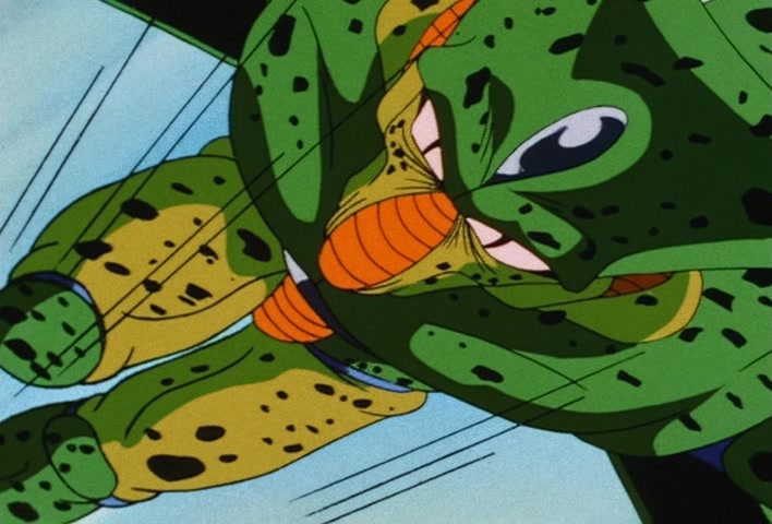Dragon Ball Z Ep 151: One Final Remaining Hope… The Silent Warrior No. 16 Takes Action!! @ 17:29