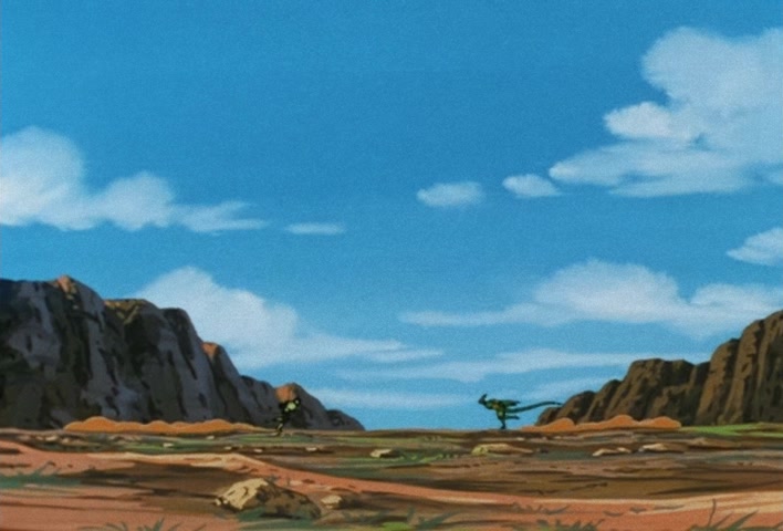 Dragon Ball Z Ep 151: One Final Remaining Hope… The Silent Warrior No. 16 Takes Action!! @ 17:35