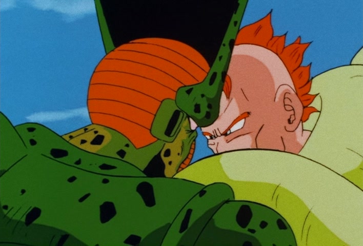 Dragon Ball Z Ep 151: One Final Remaining Hope… The Silent Warrior No. 16 Takes Action!! @ 17:41