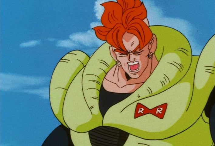 Dragon Ball Z Ep 151: One Final Remaining Hope… The Silent Warrior No. 16 Takes Action!! @ 17:47